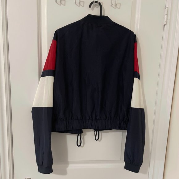 Harlow - Colour Block Bomber Style Jacket - Picture 4 of 4